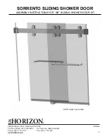 US HORIZON SORRENTO Series Assembly Instructions Manual preview