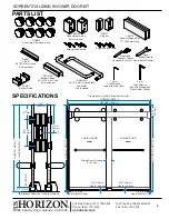 Preview for 3 page of US HORIZON SORRENTO Series Assembly Instructions Manual