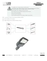 US LED QDXLE Installation Instructions предпросмотр