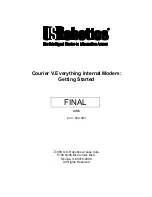 Предварительный просмотр 1 страницы US Robotics Courier V.Everything 3CP3453 Getting Started Manual