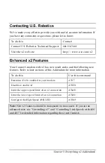 Preview for 5 page of US Robotics Courier V.Everything x2 Addendum Manual