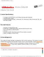 Предварительный просмотр 4 страницы US Robotics MAXg User Manual