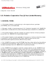 Предварительный просмотр 5 страницы US Robotics MAXg User Manual