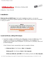 Предварительный просмотр 21 страницы US Robotics MAXg User Manual