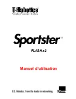 US Robotics SPORTSTER FLASH X2 (French) Manuel D'Utilisation preview