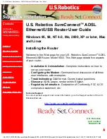 US Robotics SureConnect Series User Manual preview