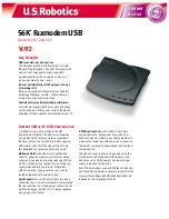 US Robotics USR265633B Specifications preview