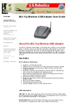 US Robotics USR5420 User Manual preview