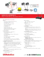 Предварительный просмотр 2 страницы US Robotics USR5453 Specifications