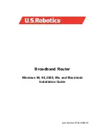 Preview for 1 page of US Robotics USR8000 Installation Manual