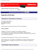 Preview for 12 page of US Robotics Wireless USB Print Server User Manual