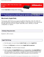 Preview for 51 page of US Robotics Wireless USB Print Server User Manual