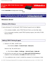 Preview for 67 page of US Robotics Wireless USB Print Server User Manual