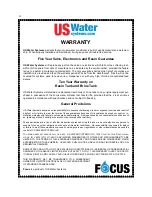 Предварительный просмотр 25 страницы US Water Systems 080-FSC-075 Owner'S Manual