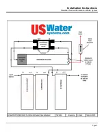 Предварительный просмотр 8 страницы US Water Systems 200-RODI4 series Installation And Maintenance Manual