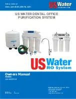 Preview for 1 page of US Water Systems 200-SENTRY-IX Owner'S Manual