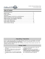 Preview for 2 page of US Water Systems Aquatrol 075-AQF-CX Owner'S Manual