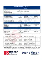 Preview for 12 page of US Water Systems Defender 223-DFROM Series Owner'S Manual