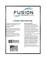 Preview for 28 page of US Water Systems FSF-150 Owner'S Manual