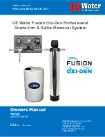 Предварительный просмотр 1 страницы US Water Systems FSF-200-OG Installation, Operation And Maintenance Manual