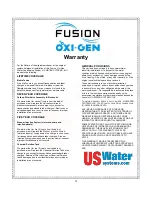 Предварительный просмотр 24 страницы US Water Systems FSF-200-OG Installation, Operation And Maintenance Manual