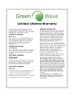 Предварительный просмотр 11 страницы US Water Systems GreenWave 1000 Installation, Operation And Maintenance Manual