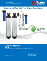 Preview for 1 page of US Water Systems Greenwave Plus 385-GWP-1000-UV Owner'S Manual