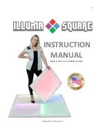 USA Dance Floor ILLUMA SQUARE A Instruction Manual preview