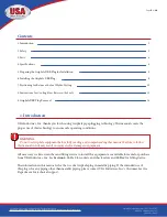 Preview for 2 page of USA Industries GRIPSAFE Series Installation Manual