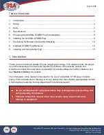 Preview for 2 page of USA Industries GripSafe ST Installation Manual