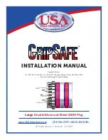 USA Industries GripSafe Installation Manual preview