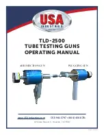 USA Industries TLD-2500 Operating Manual preview