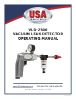 USA Industries VLD-2500 Operating Manual preview