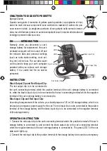 Предварительный просмотр 4 страницы USAG 1612 A Instruction Manual