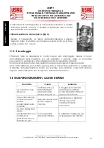 Предварительный просмотр 8 страницы USAG 447 T Operatinginstructions And Maintenance