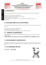 Предварительный просмотр 22 страницы USAG 447 T Operatinginstructions And Maintenance