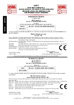 Предварительный просмотр 28 страницы USAG 447 T Operatinginstructions And Maintenance