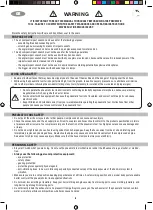 Preview for 8 page of USAG 929 PC1 1/2 Operation Manual And Instructions