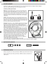 Preview for 12 page of USAG 929 PC1 1/2 Operation Manual And Instructions