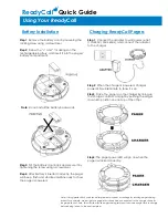 Usamobility ReadyCall Quick Manual preview