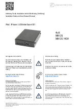 USB-Nachruesten MMI 2G Installation Manual And User'S Manual preview