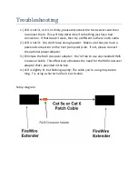 Preview for 6 page of USBFireWire RR-FW-CAT5-EXTENDER Instruction Manual