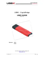 USBK - CryptoBridge A101 User Manual preview