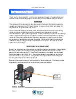 Предварительный просмотр 2 страницы USC LPV Series Operator'S Manual