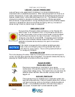 Предварительный просмотр 8 страницы USC LPV Operator'S Manual