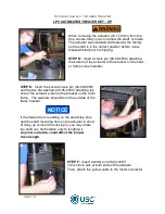 Preview for 16 page of USC LPV100 Operator'S Manual