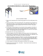 Preview for 18 page of USC LPV100 Operator'S Manual