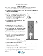 Предварительный просмотр 10 страницы USC SEED 16 Series Operator'S Manual