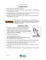 Предварительный просмотр 10 страницы USC SEED CONDITIONER Operator'S Manual