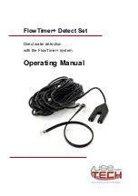 Use Tech FlowTimer+ Detect Set Operating Manual preview